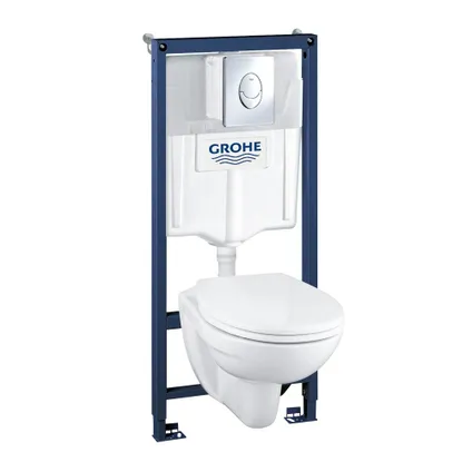 Grohe Solido Pack WC suspendu avec cuvette sans bride Geo - blanc