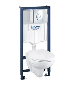 Alternative view of Grohe Solido Pack WC suspendu avec cuvette sans bride Geo - blanc