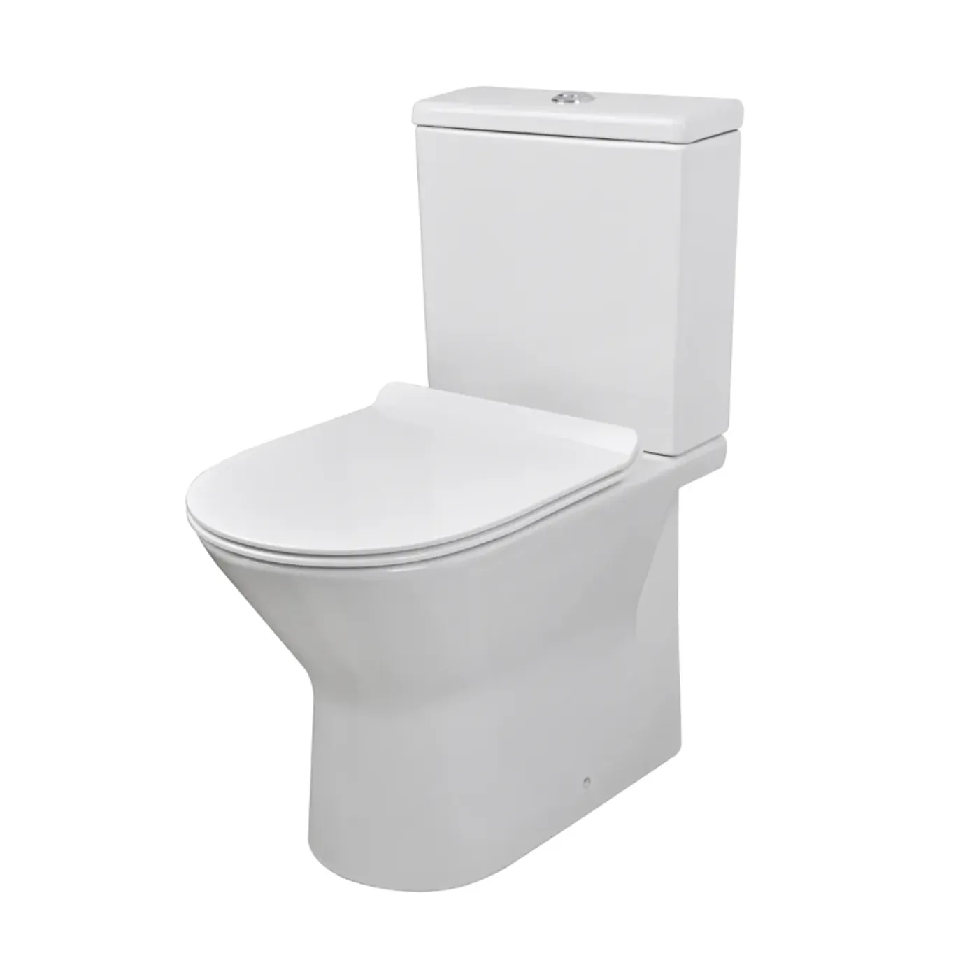 Aquazuro Livenza Toilette duobloc avec cuvette sans bride - blanc